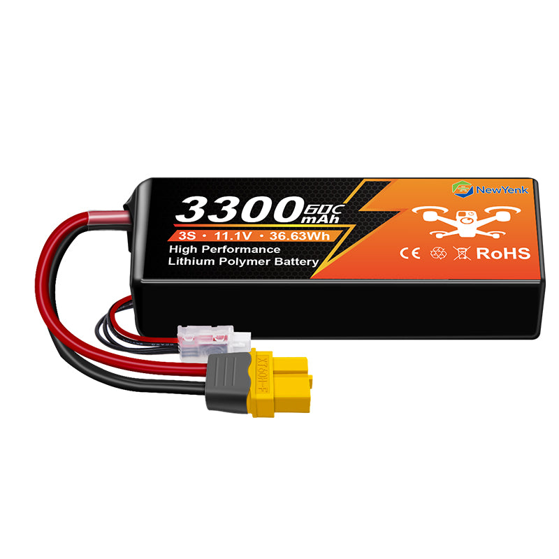 Newyenk 3S 3300mAh 60C Lipo Battery With XT60/EC5 100% LCO