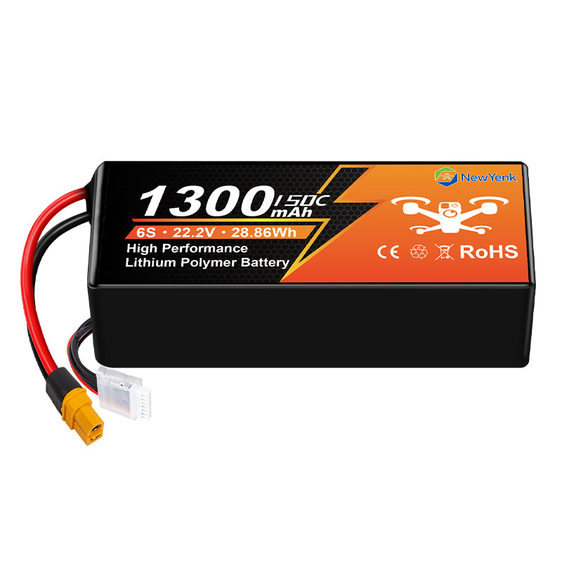 Newyenk 6S 1300mAh 150C Lipo Battery with XT60