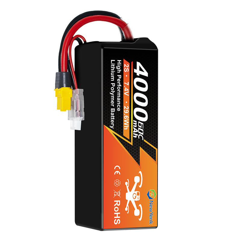 Newyenk 2S 4000mAh 60C 100%LCO Lipo Battery
