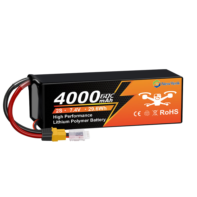 Newyenk 2S 4000mAh 60C 100%LCO Lipo Battery
