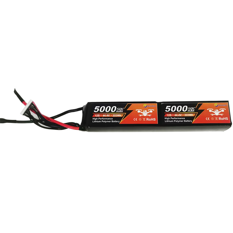 Newyenk 12S 5000mah 60C 100% LCO Lipo Battery Stick Pack No Connector