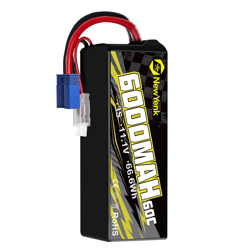 Newyenk 3S 6000mAh 60C (Burst 120C)Lipo Battery with EC5 100% LCO Material