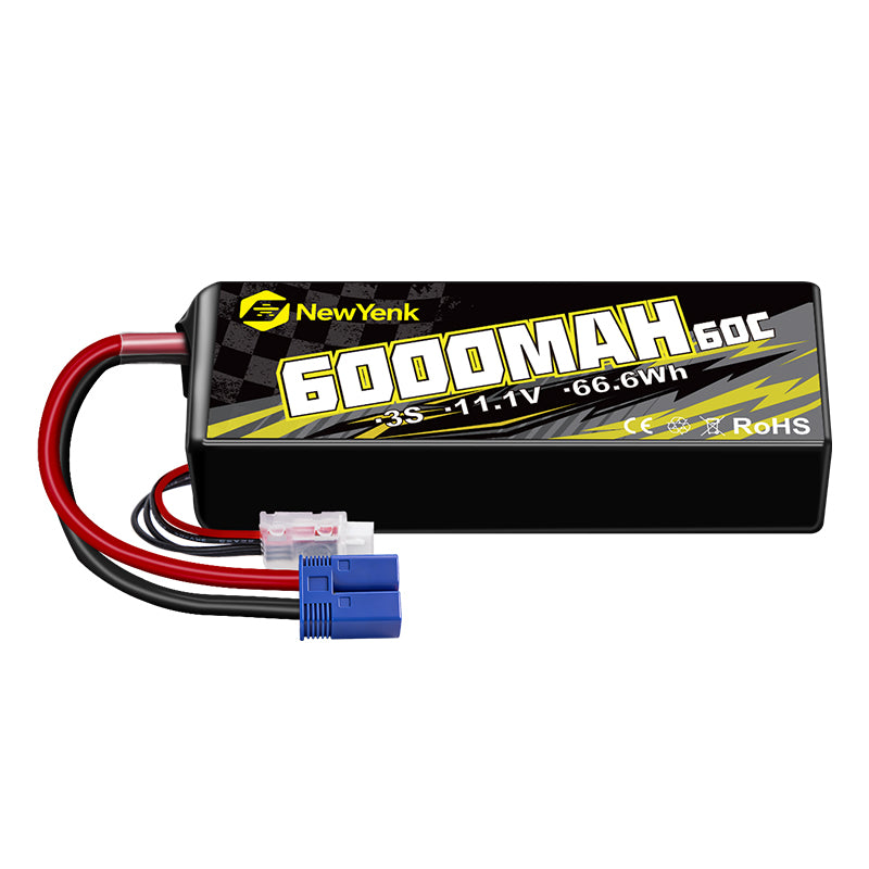 Newyenk 3S 6000mAh 60C (Burst 120C)Lipo Battery with EC5 100% LCO Material