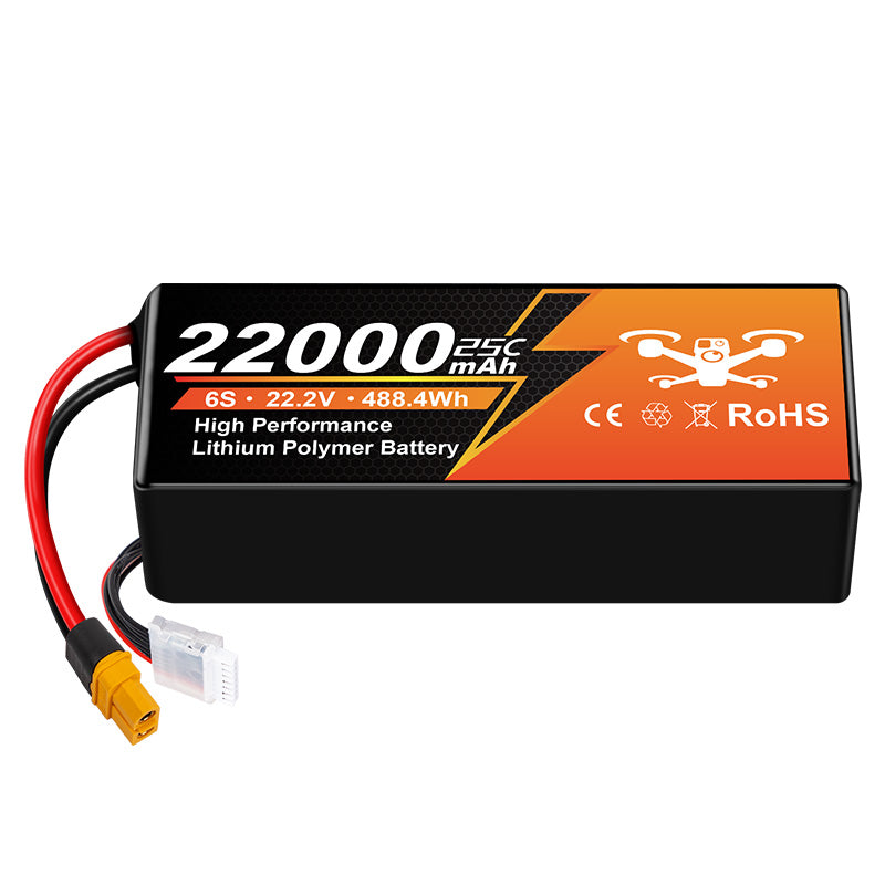 NewYenk 6S 22000mAh 22.2V 25C(High Capacity Industrial LiPo Battery)