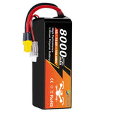 NewYenk 4S 8000mAh 14.8V 25C XT90 LiPo Battery – Ultra-Capacity Power for FPV Drones, Aerial Photography and RC Airplanes