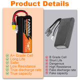 NewYenk 6S 12000mAh 22.2V 25C（Industrial / Aerial LiPo Battery）