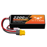 NewYenk 3S 2200mAh 11.1V 35C with XT60 LiPo Battery – Long Flight Power for FPV Drones, Freestyle Quads and RC Airplanes