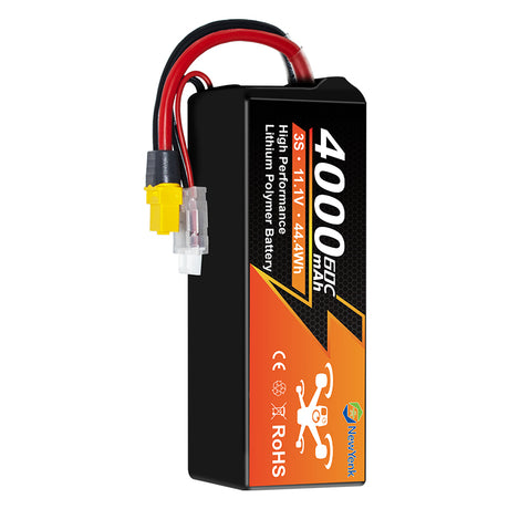 Newyenk 3S 4000mAh 60C 100% LCO Lipo Battery With XT60