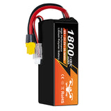 NewYenk 6S 1800mAh 22.2V 100C With XT60 Plug LiPo Battery – High-Power Pack for FPV Racing Drones, Freestyle Quads and RC Airplanes