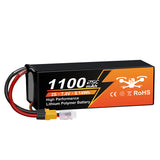 NewYenk 2S 1100Mah 7.4V 25C With XT30 for FPV Racing Drones Lipo Battery, Micro Quadcopters and RC Airplanes