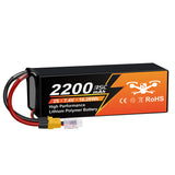 NewYenk 2S 2200mAh 7.4V 35C with XT60 LiPo Battery for FPV Drones & RC Planes