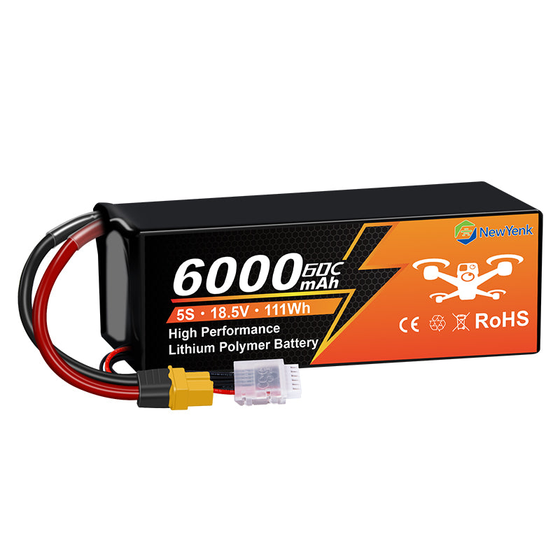 Newyenk 5S 6000mAh 60C With XT60/EC5/XT90 100%LCO Lipo Battery