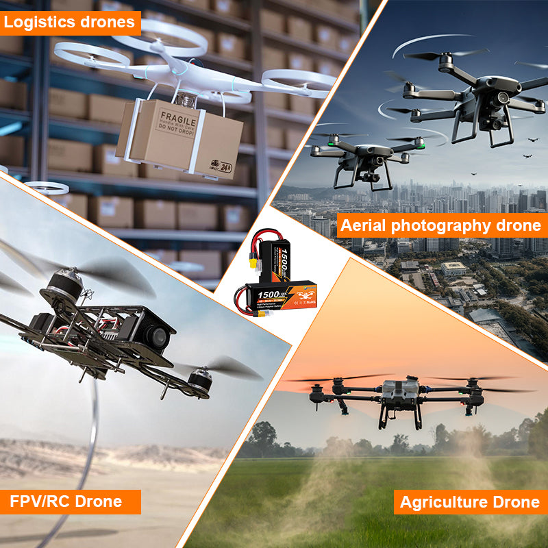 Newyenk 1500mAh 6S 100C Lipo Battery With XT60 Plug