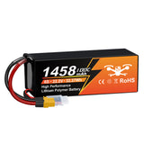 NewYenk 6S 1458mAh 22.2V 100C XT60 Plug LiPo Battery – Ultra-High Discharge Power for FPV Racing Drones, Freestyle Quads and RC Airplanes