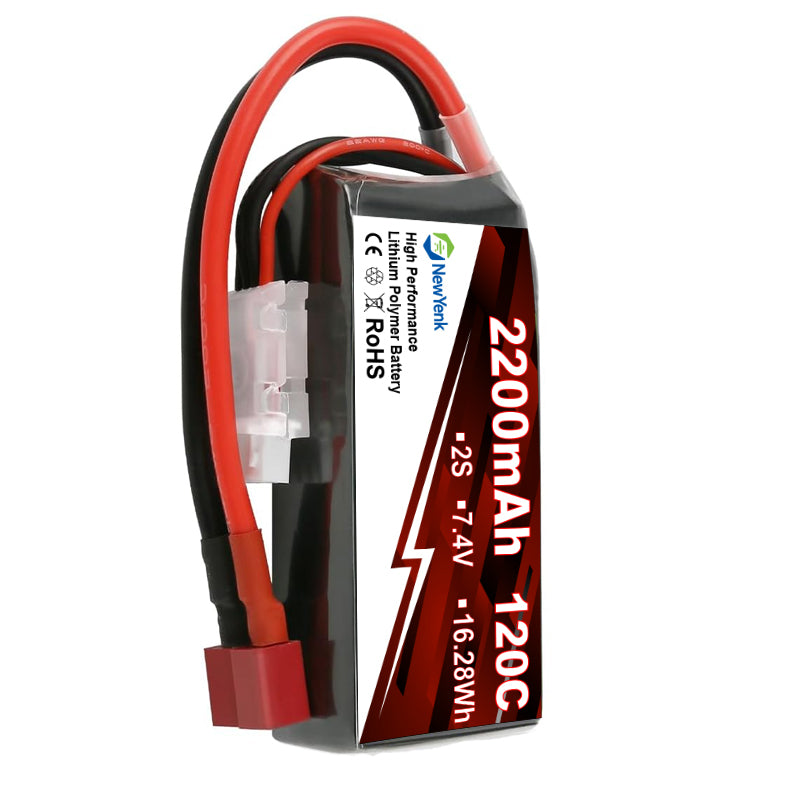 NewYenk 2S 2200mAh 7.4V 120C Lipo Battery With Deans T Plug