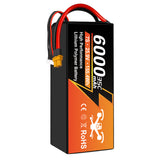 NewYenk 7S 6000mAh 25.9V 35C LiPo Battery With EC5/XT90– High-Capacity Long-Endurance Pack for FPV Drones, Aerial Photography and RC Airplanes