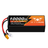 NewYenk 6S 10000mAh 22.2V 30C LiPo Battery XT90 / EC5– Ultra-Capacity Long-Endurance Pack for FPV Drones, Aerial Photography and RC Airplanes