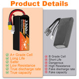 Newyenk 6S 3300mAh 60C Lipo Battery With XT60 100% LCO