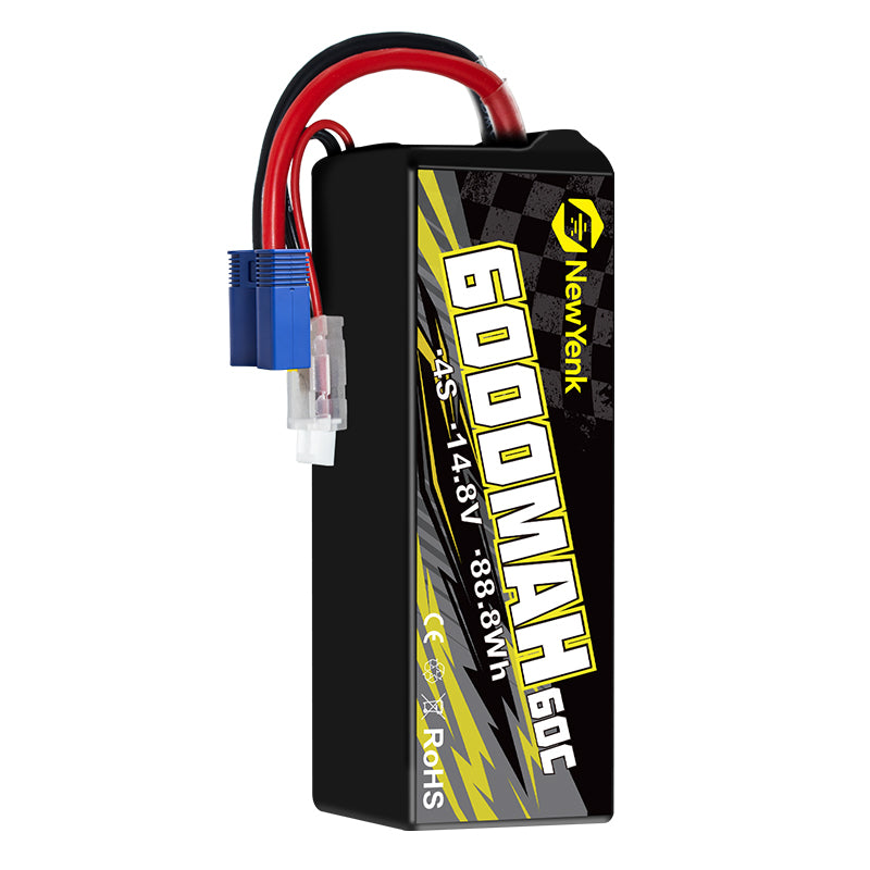 Newyenk 4S 6000mAh 60C （Burst 120C）Lipo Battery with EC5 100% LCO