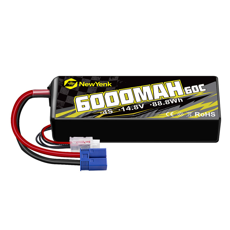 Newyenk 4S 6000mAh 60C （Burst 120C）Lipo Battery with EC5 100% LCO