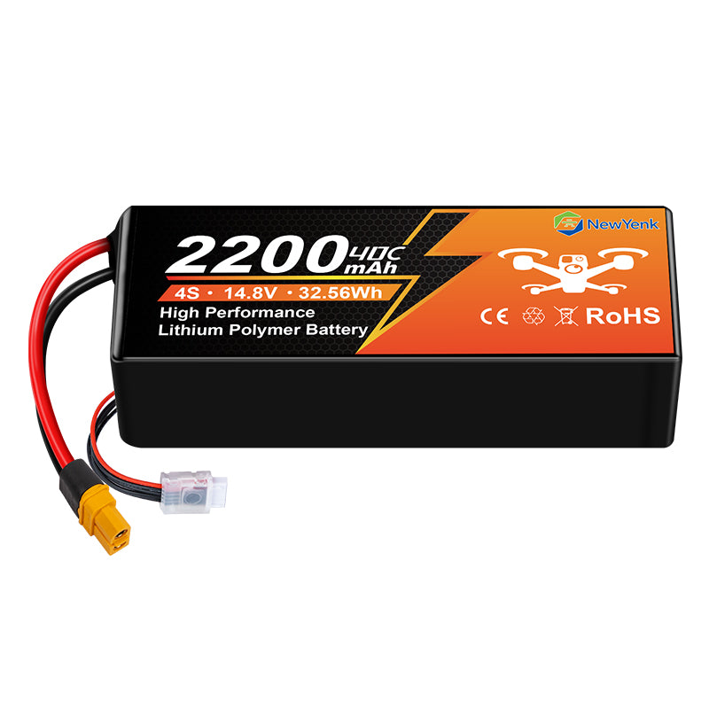 NewYenk 4S 2200mAh 14,8V 35C z akumulatorem LiPo XT60 – długotrwałe zasilanie dla dronów FPV, quadów freestyle i samolotów RC