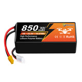 Newyenk 6S 850mah 70C Lipo Battery with Xt30