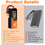 NewYenk 3S 1100mAh 11.1V 25C with XT30 LiPo Battery for FPV Drones & RC Planes