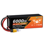 Newyenk 6000mAh 6S 80C Lipo Battery With XT60 Plug