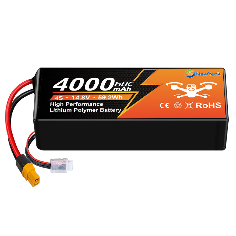 Newyenk 4S 4000mAh 60C Lipo Battery With XT90/XT60 100% LCO