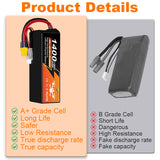 NewYenk 6S 1400mAh 22.2V 100C With XT60 Plug LiPo Battery